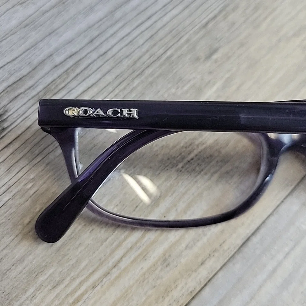 Coach Eyeglasses HC 6158U 5616 Transparent Purple 52 []‎ 16 140